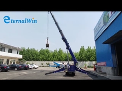 5T 8T রিমোট কন্ট্রোল ইলেকট্রিক এবং ডিজেল বুম টেলিস্কোপিক স্পাইডার ক্রলার ক্রেন