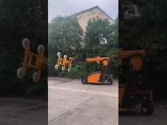 বৈদ্যুতিক গ্লাস ভ্যাকুয়াম সাকশন কাপ লিফটার 3.5 মি উচ্চ উত্তোলন উচ্চতা