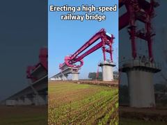 সেতু নির্মাণ যন্ত্র সেতু স্থাপনকারী গার্ডার ওভারহেড ক্রেন