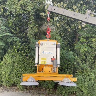 বৈদ্যুতিক ঘূর্ণন 360 ডিগ্রী গ্লাস ভ্যাকুয়াম লিফটার জন্য গ্লাস পর্দা প্রাচীর ইনস্টলেশন