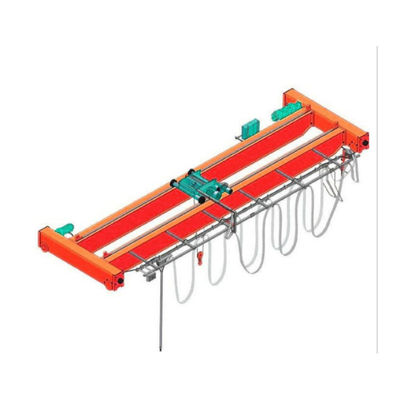 10 টন কাস্টমাইজড স্পিড উচ্চ শক্তির ইস্পাত একক গিয়ার ওভারহেড ক্রেন 12 মাসের ওয়ারেন্টি সহ