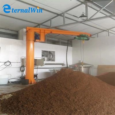 ফিক্সড কলাম কর্মশালা ক্যান্টিলিভার সুইং আর্ম 5m দাম 1 টন লিফটিং জিব ক্রেন