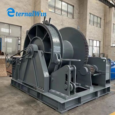 স্ট্যান্ডার্ড হাইড্রোলিক স্টেশন চালিত সামুদ্রিক হাইড্রোলিক উইঞ্চ কাস্টমাইজযোগ্য উইঞ্চ গতি উচ্চ ক্ষমতা