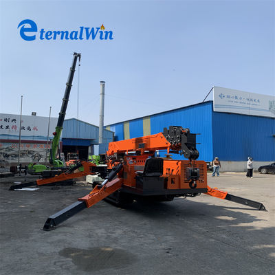 ১১ মিটার সর্বোচ্চ কার্যকারী ব্যাসার্ধ ৩ টন স্পাইডার ক্রেন, বহুমুখী উত্তোলন এবং কর্মক্ষমতার জন্য