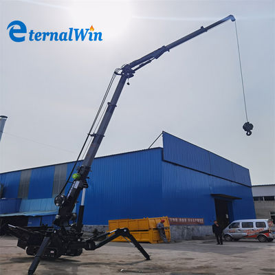 ডিজেল স্পাইডার ক্রলার ক্রেন ২১ মিটার সর্বোচ্চ উত্তোলন উচ্চতা, রিমোট এবং ডিজেল পাওয়ার দ্বারা নিয়ন্ত্রিত