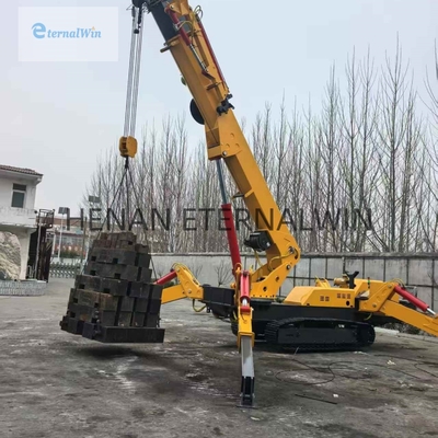 3 টন হাইড্রোলিক স্পাইডার ক্রলার ক্রেন সংকীর্ণ স্থানের জন্য