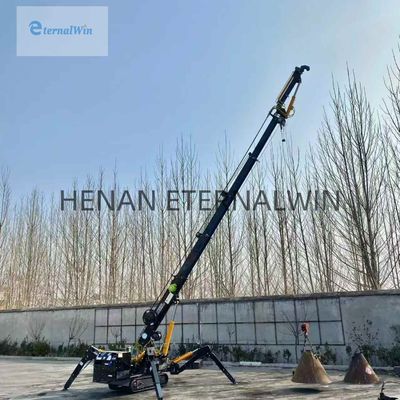 নির্মাণের জন্য 3-12 টন রিমোট কন্ট্রোল স্পাইডার ক্রলার ক্রেন